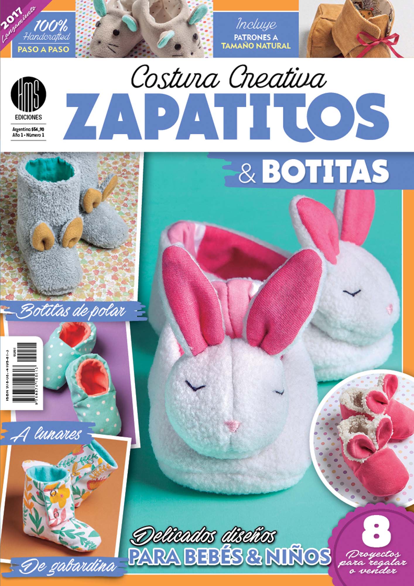 Botitas para bebé en tonos degradados con 2 botones | Mundo Labores